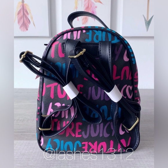 JUICY COUTURE Bag Mini Backpack with Pouch - Black - Picture 4 of 8
